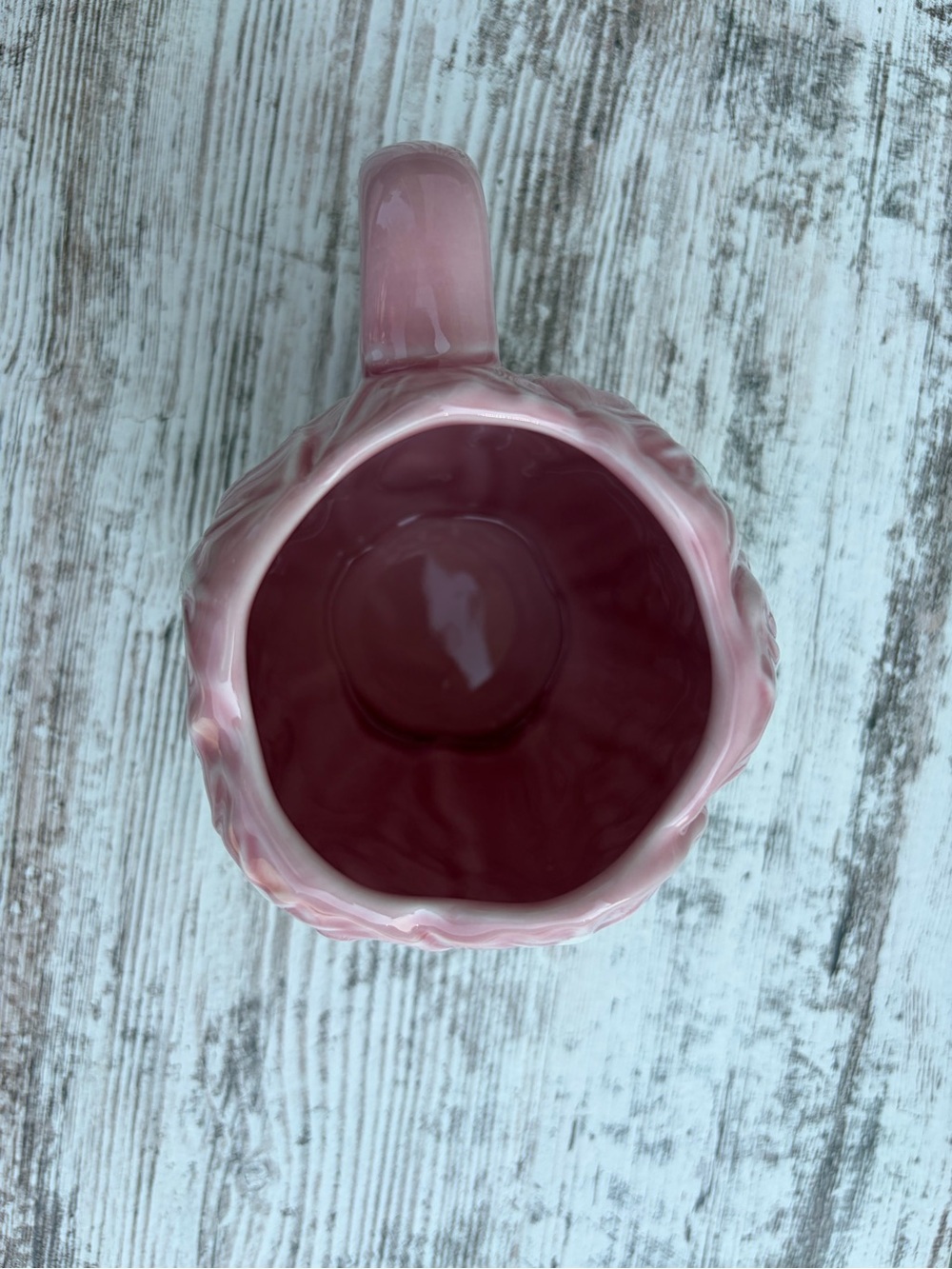 Pink Cabbage Radicchio Ceramic 15 fl oz Mug Cottagecore - Picture 3 of 4
